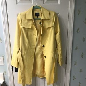 Yellow Trench Coat with sash